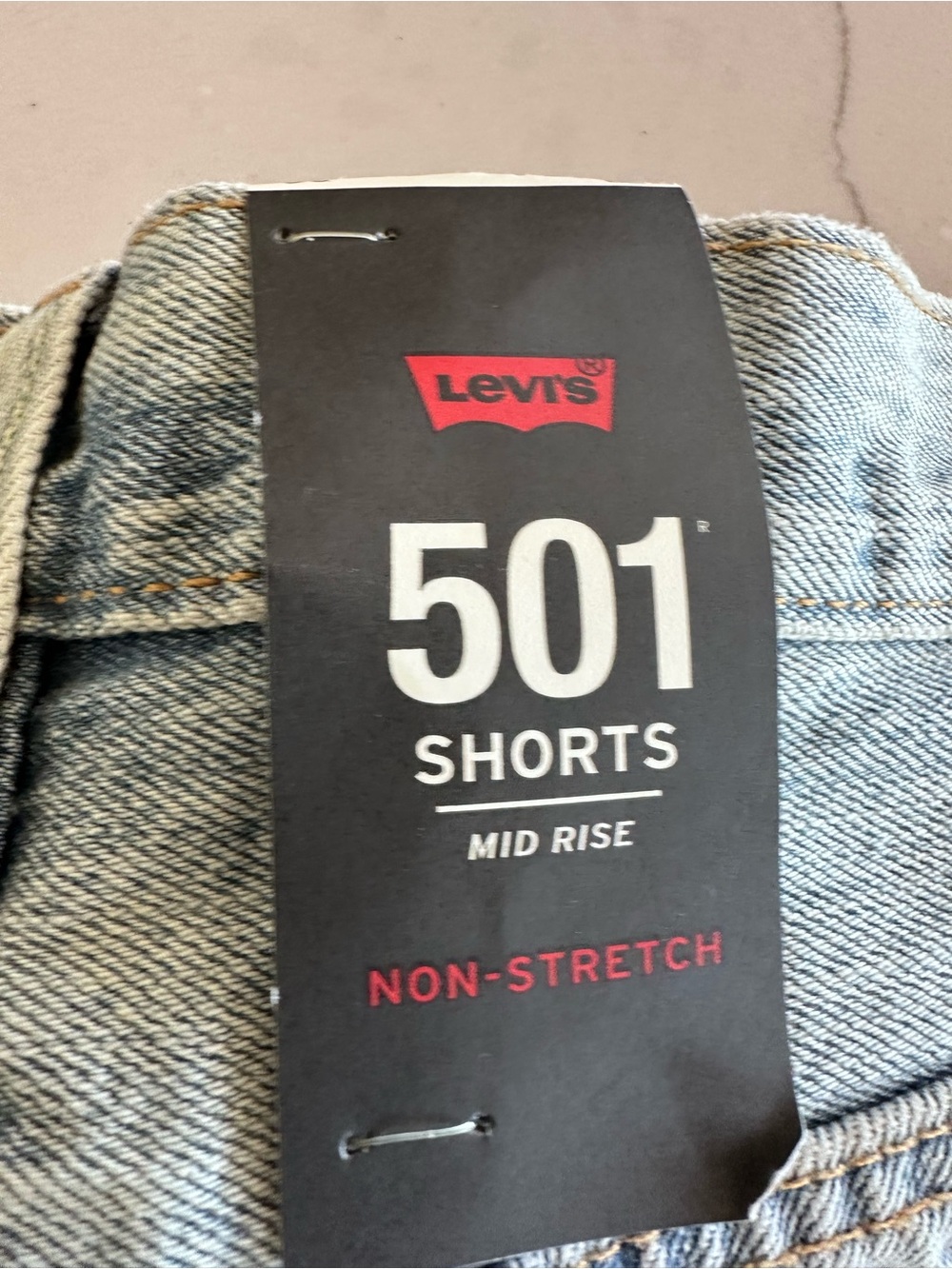 Levi's 501 Mid Rise Denim Shorts Button Fly 100% Cotton Cutoff Womens 32 NWTs - Picture 8 of 16